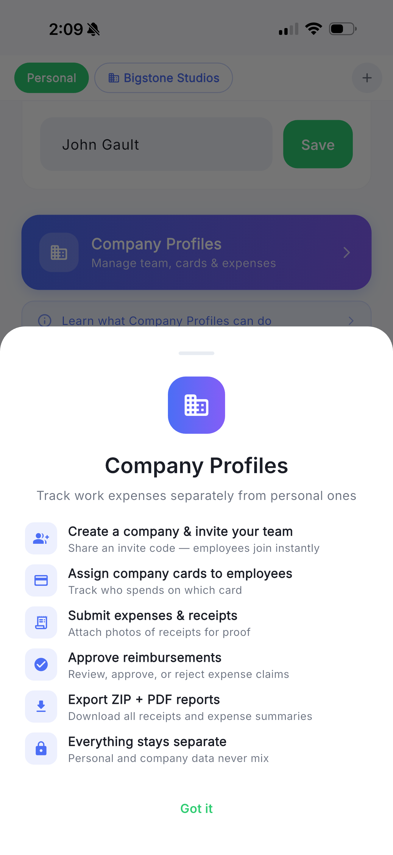 Company Features